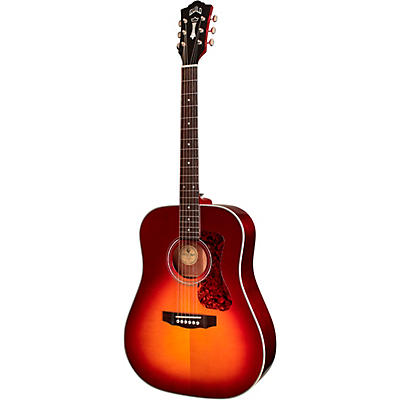 Guild D-140 Westerly Collection Dreadnought Acoustic Guitar Cherry Burst for sale