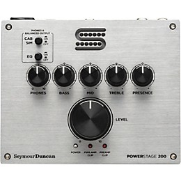 Open Box Seymour Duncan Power Stage 200 Pedal Amp Level 1 Silver