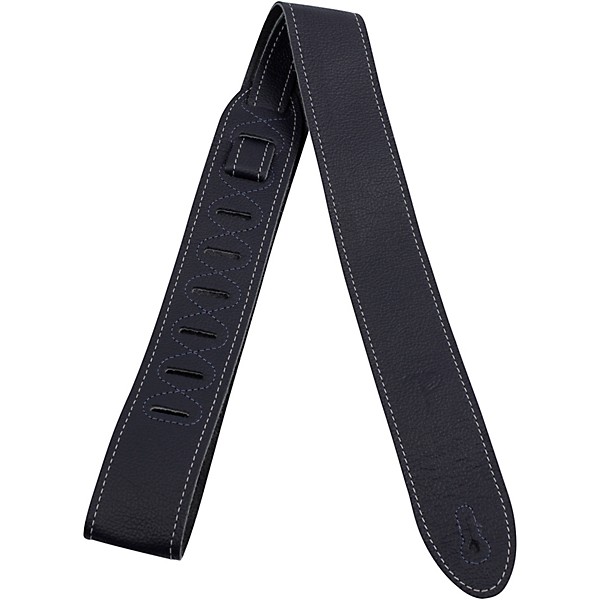 Perri's Leather Guitar Strap Navy Blue 2 in.