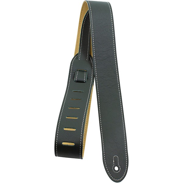 Perri's Leather Guitar Strap Forest Green 2 in.