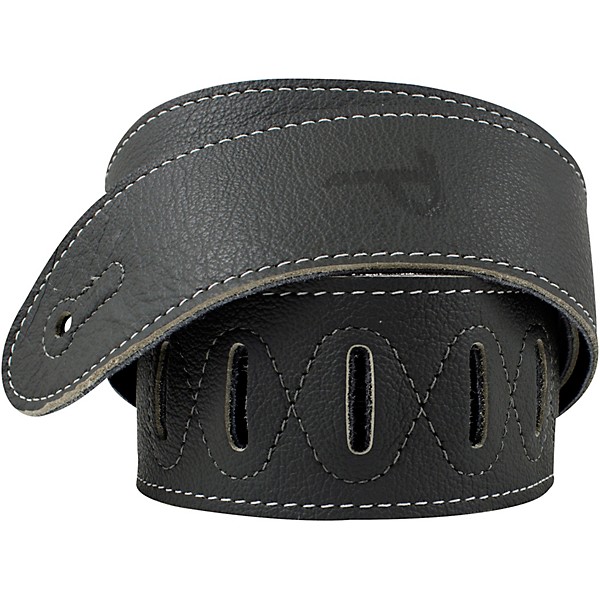 Perri's Leather Guitar Strap Gray 2 in.