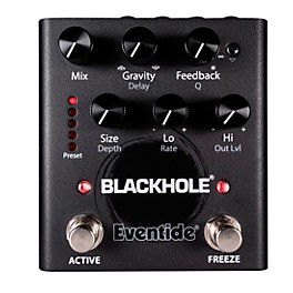 Open Box Eventide Blackhole Reverb Effects Pedal Level 1