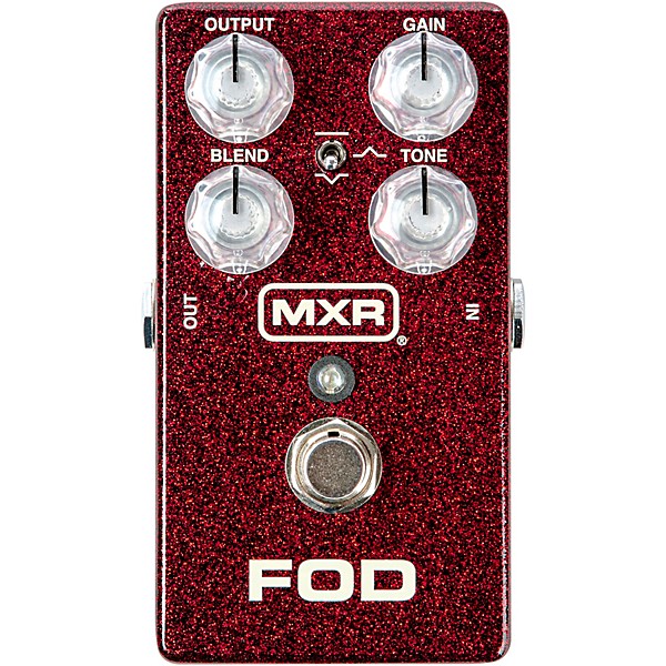 Open Box MXR FOD Drive Level 1 Deep Red Sparkle
