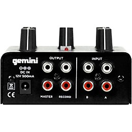 Gemini Gemini MM1BT 2 Channel Mixer with Bluetooth Input