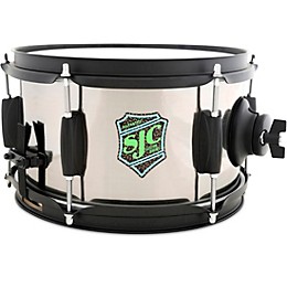 SJC Drums Slam Can Side Snare With Brushed Nickel Wrap 10 x 6 in.