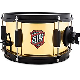 SJC Drums Jam Can Side Snare With Brushed Brass Wrap 10 x 6 in.