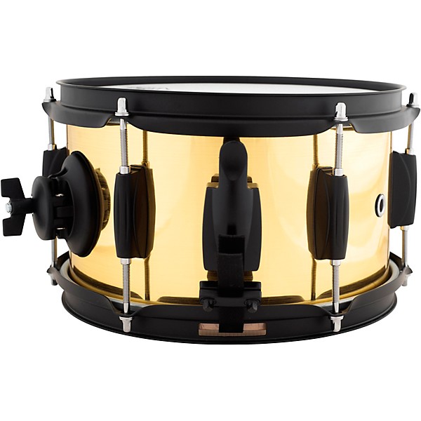 SJC Drums Jam Can Side Snare With Brushed Brass Wrap 10 x 6 in.