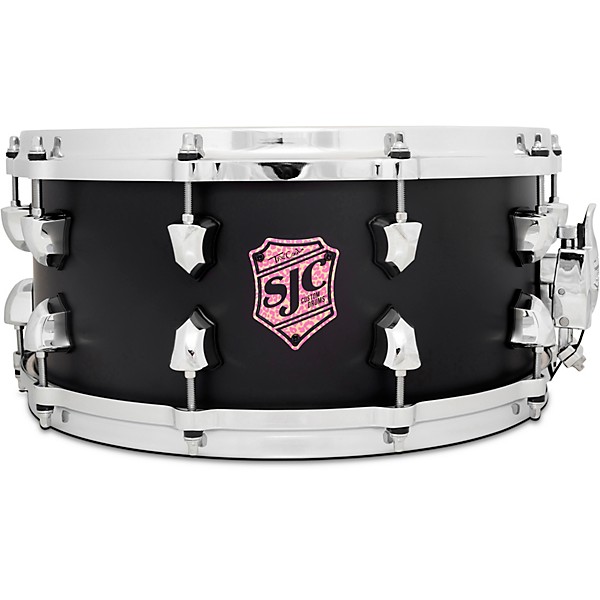 SJC Drums Tre Cool Black Mamba Snare Drum 14 x 6.5 in. Flat Black