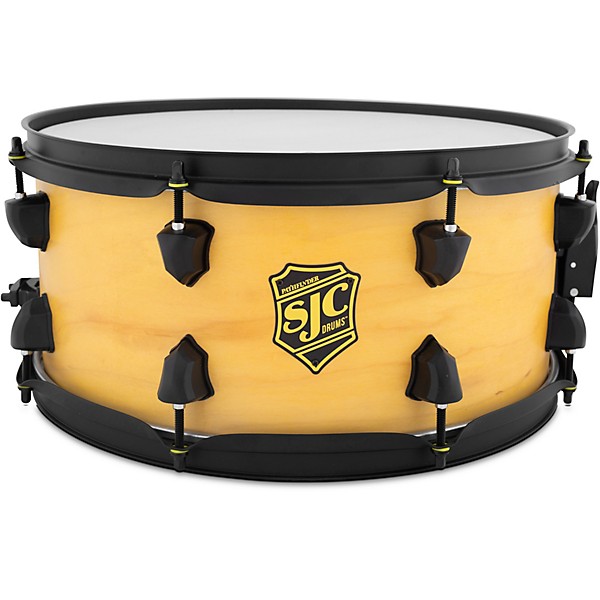Clearance SJC Drums Pathfinder Snare Drum 14 x 6.5 in. Cyber Yellow Satin