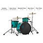 SJC Drums 3-Piece Pathfinder Shell Pack Miami Teal Satin