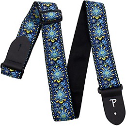 Perri's Jacquard Guitar Strap Blue 2 in.