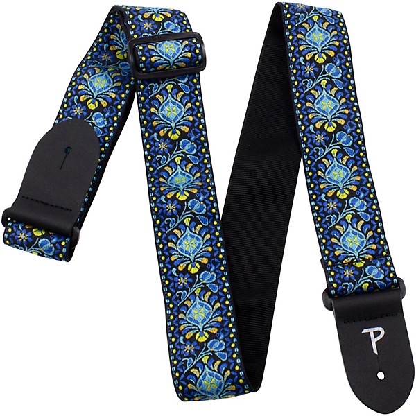 Perri's Jacquard Guitar Strap Blue 2 in.