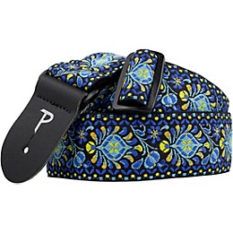 Perri's Jacquard Guitar Strap Blue 2 in.