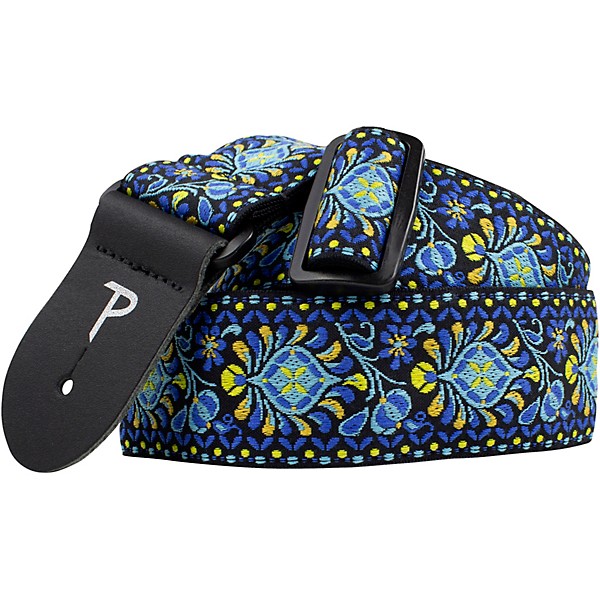 Perri's Jacquard Guitar Strap Blue 2 in.