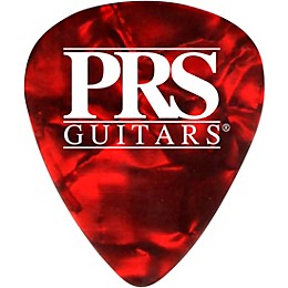 PRS Red Tortoise Celluloid Guitar Picks Medium 72 Pack