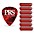 PRS Red Tortoise Celluloid Guitar Picks Heavy 72 Pack PRS Red Tortoise Celluloid Guitar Picks Heavy 72 Pack