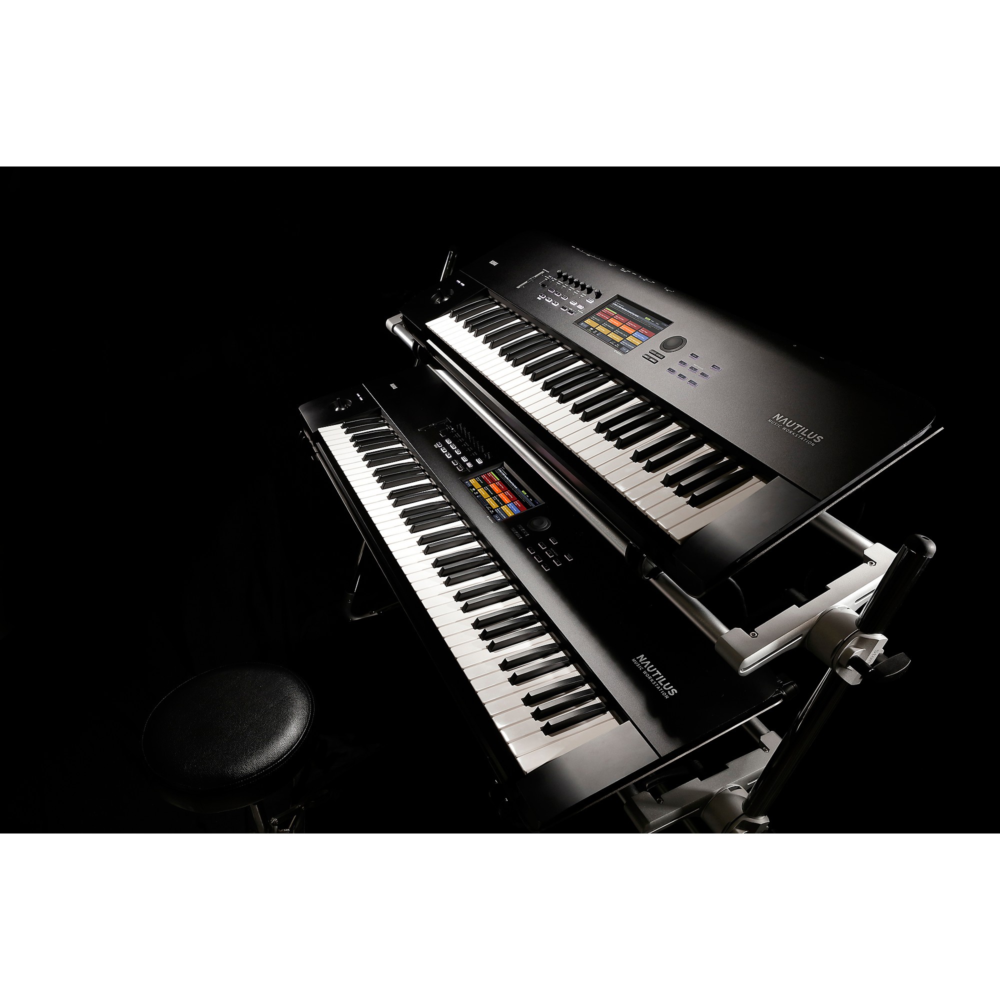 Korg Nautilus AT 61-Key Music Workstation - Gray STAGE RIG