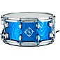 Dixon Cornerstone Titanium Plated Hammered Steel Snare Drum With Bag 14 x 6.5 in. Blue thumbnail