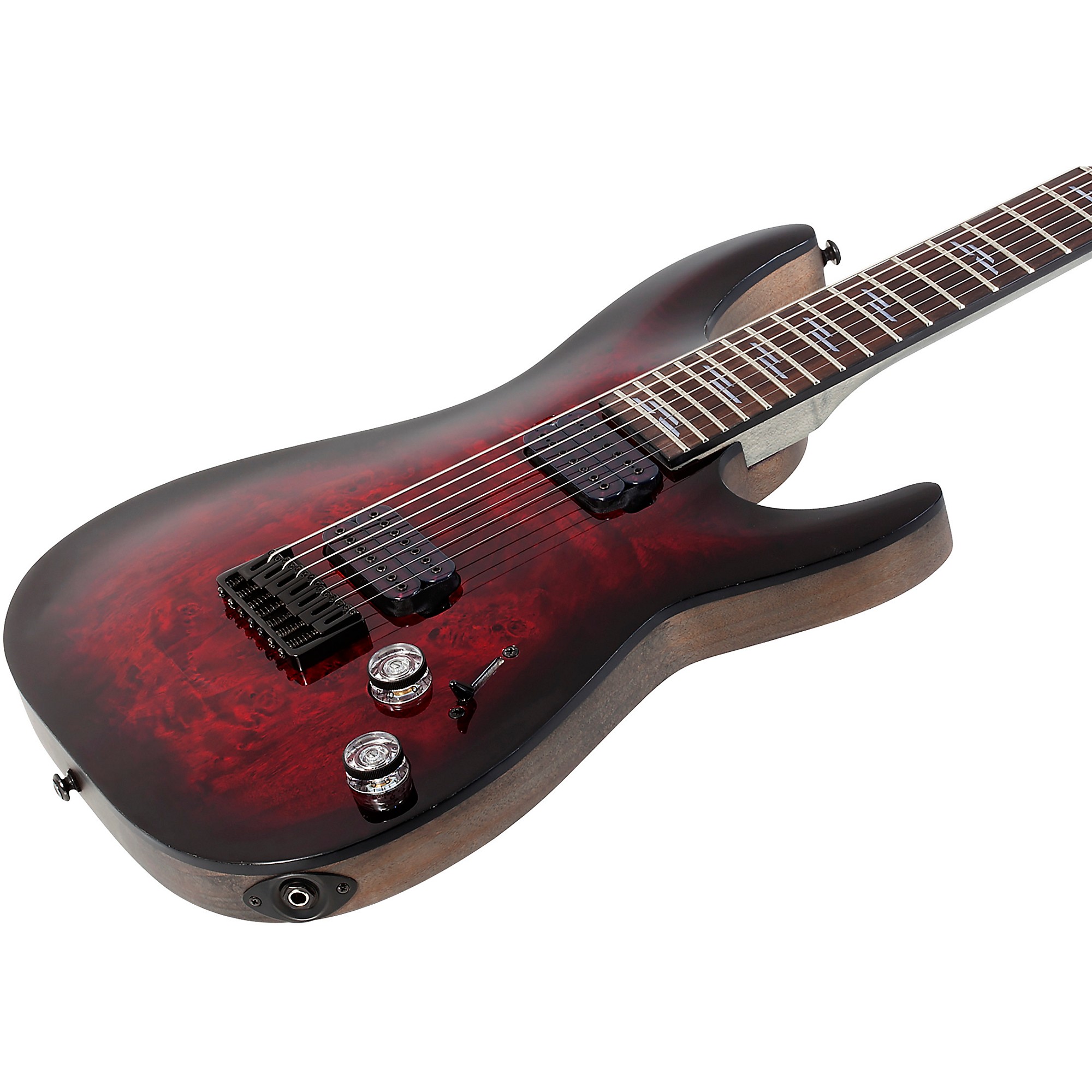 Schecter Guitar Research Omen Elite 7-String Electric Guitar Black