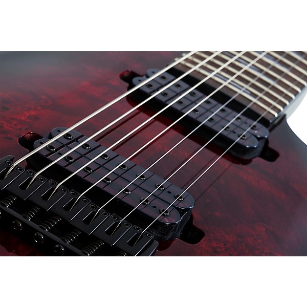 Schecter Guitar Research Omen Elite 7-String Electric Guitar Black Cherry Burst