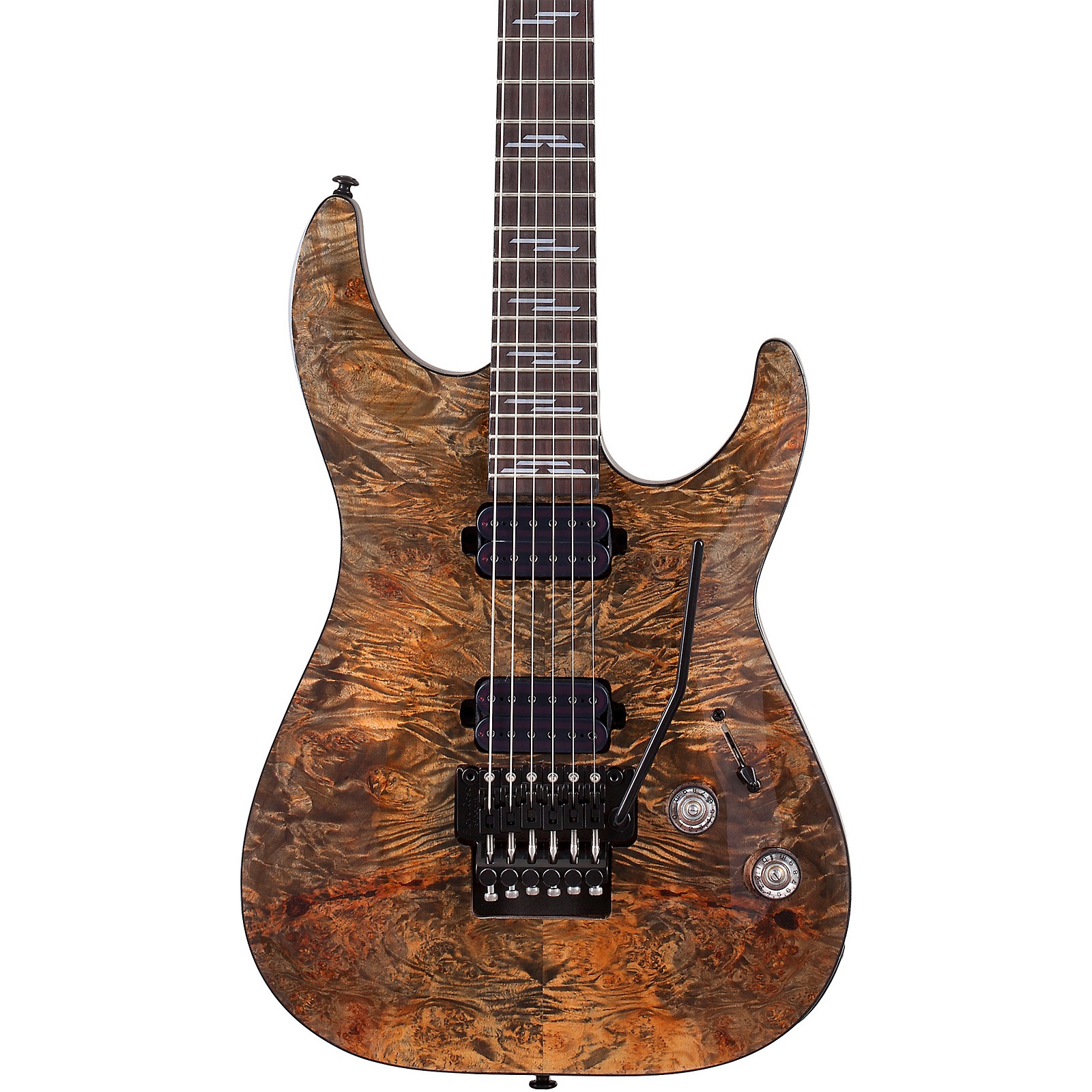 Schecter Guitar Research Omen Elite6 FR Electric Guitar Charcoal Guitar Center