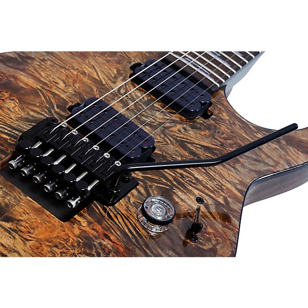 Schecter Guitar Research Omen Elite-6 FR Electric Guitar Charcoal