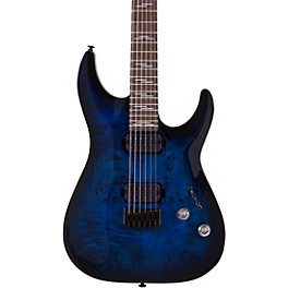 Schecter Guitar Research Omen Elite-6 Electric G... Schecter Guitar Research Omen Elite-6 Electric Guitar See-Thru Blue Burst