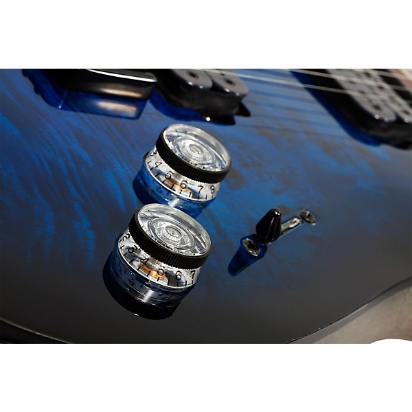 Schecter Guitar Research Omen Elite-6 Electric Guitar See-Thru Blue Burst