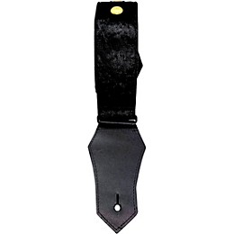 Get'm Get'm Rolling Stone Guitar Strap Black Crushed Velvet 2 in.