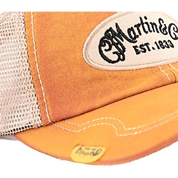 Martin Baseball Cap With Pick Holder, Orange