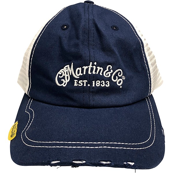 Martin Baseball Cap With Pick Holder, Navy Blue