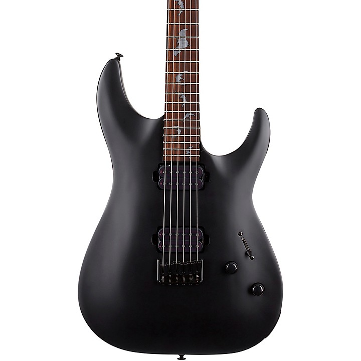 Schecter Guitar Research Damien-6 6-String Electric Guitar Satin Black |  Guitar Center