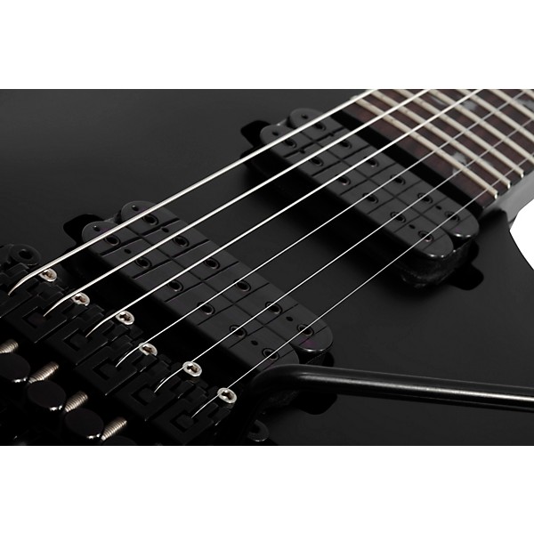 Schecter Guitar Research Damien-6 FR 6-String Electric Guitar Satin Black
