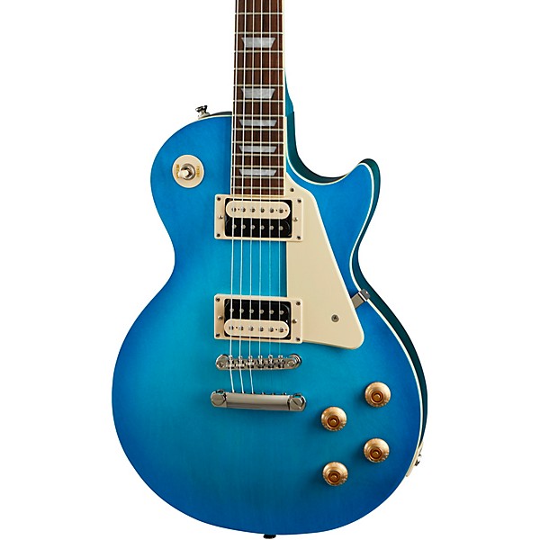 Epiphone Les Paul Traditional Pro IV Limited-Edition Electric Guitar Worn Pacific Blue