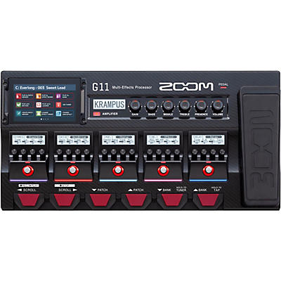 Zoom G11 Multi-Effects Processor With Expression Pedal for sale
