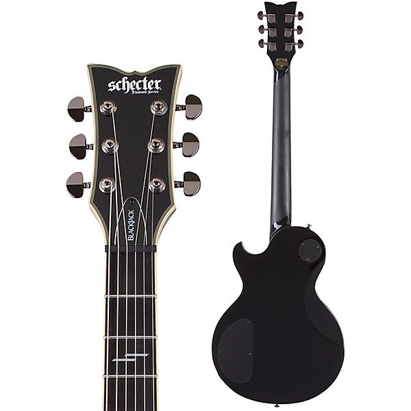 Schecter Guitar Research Solo-II Blackjack 6-String Electric Guitar Gloss Black