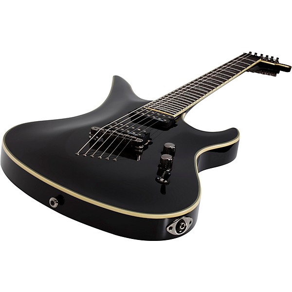 Schecter Guitar Research Avenger Blackjack 6-String Electric Guitar Gloss Black