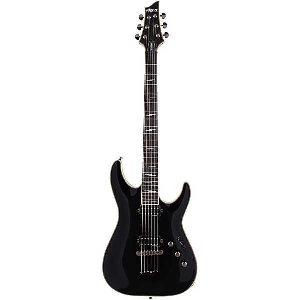 Open Box Schecter Guitar Research C-1 Blackjack 6-String Electric Guitar Level 2 Gloss Black 194744692673