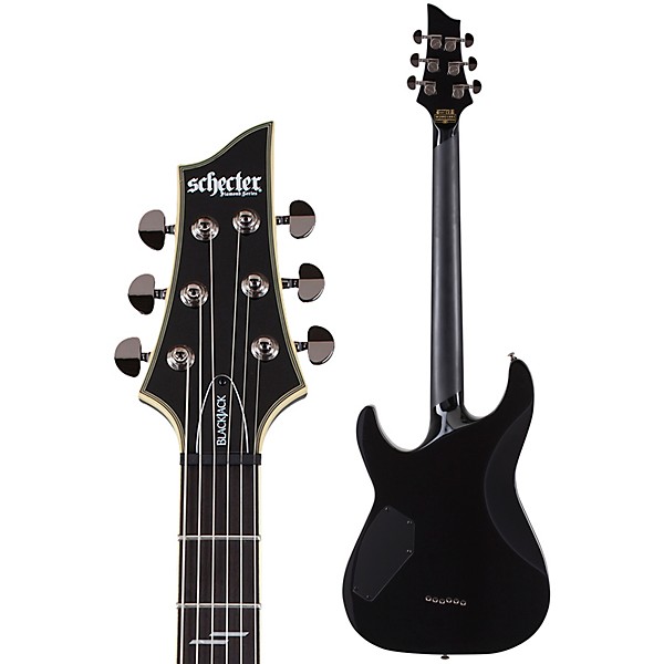Open Box Schecter Guitar Research C-1 Blackjack 6-String Electric Guitar Level 2 Gloss Black 194744750304