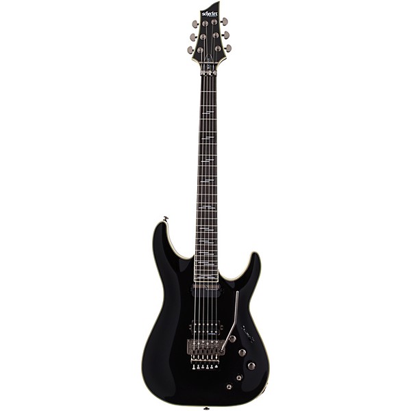 Open Box Schecter Guitar Research C-1 FR-S Blackjack 6-String Electric Guitar Level 2 Gloss Black 197881045555