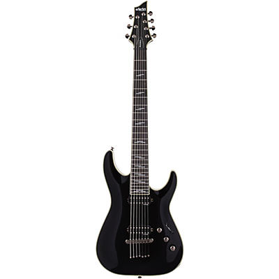 Schecter Guitar Research C-7 Blackjack 7-String Electric Guitar Gloss Black for sale
