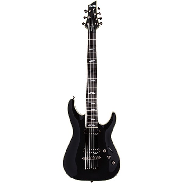 Schecter Guitar Research C-7 Blackjack 7-String Electric Guitar Gloss Black