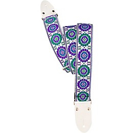 PRS Deluxe Retro Jacquard Guitar Strap White 2 in.