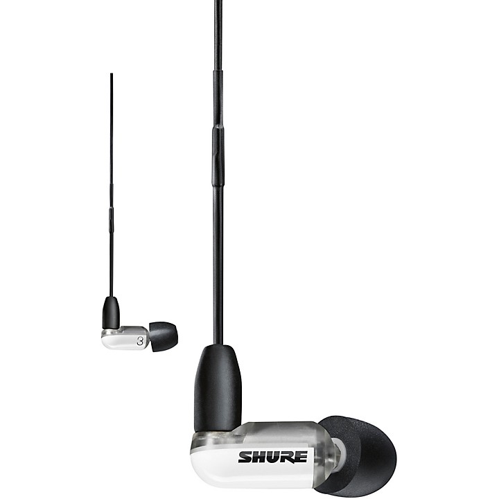 Shure AONIC 3 Sound Isolating Earphones White | Guitar Center