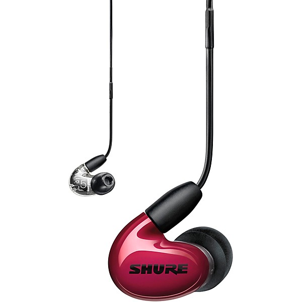 Open Box Shure AONIC 5 Sound Isolating Earphones Level 1 Red
