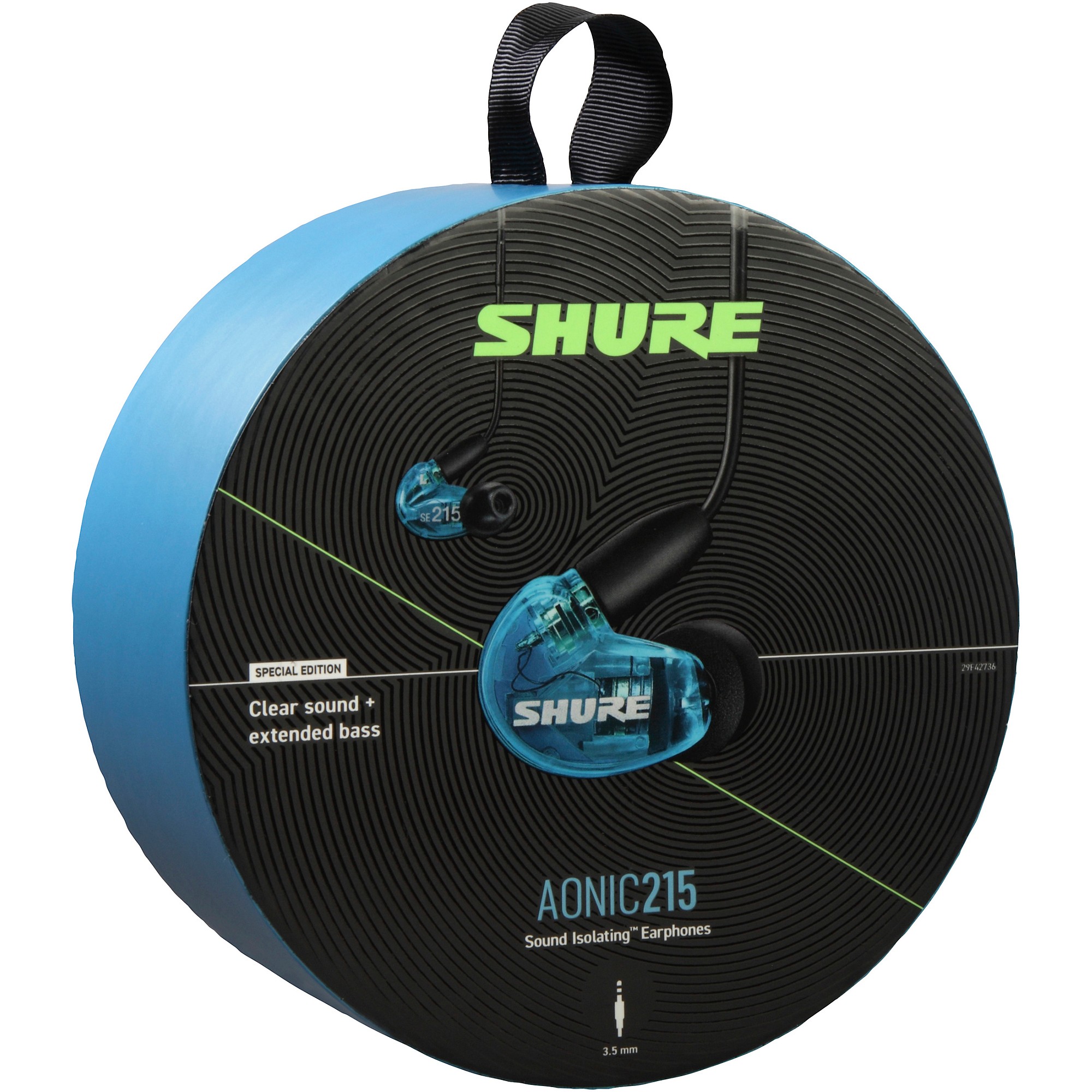 【保証修理済品】 SHURE AONIC215 Shure AONIC 215 Sound Isolating Earphones Blue | Guitar Center