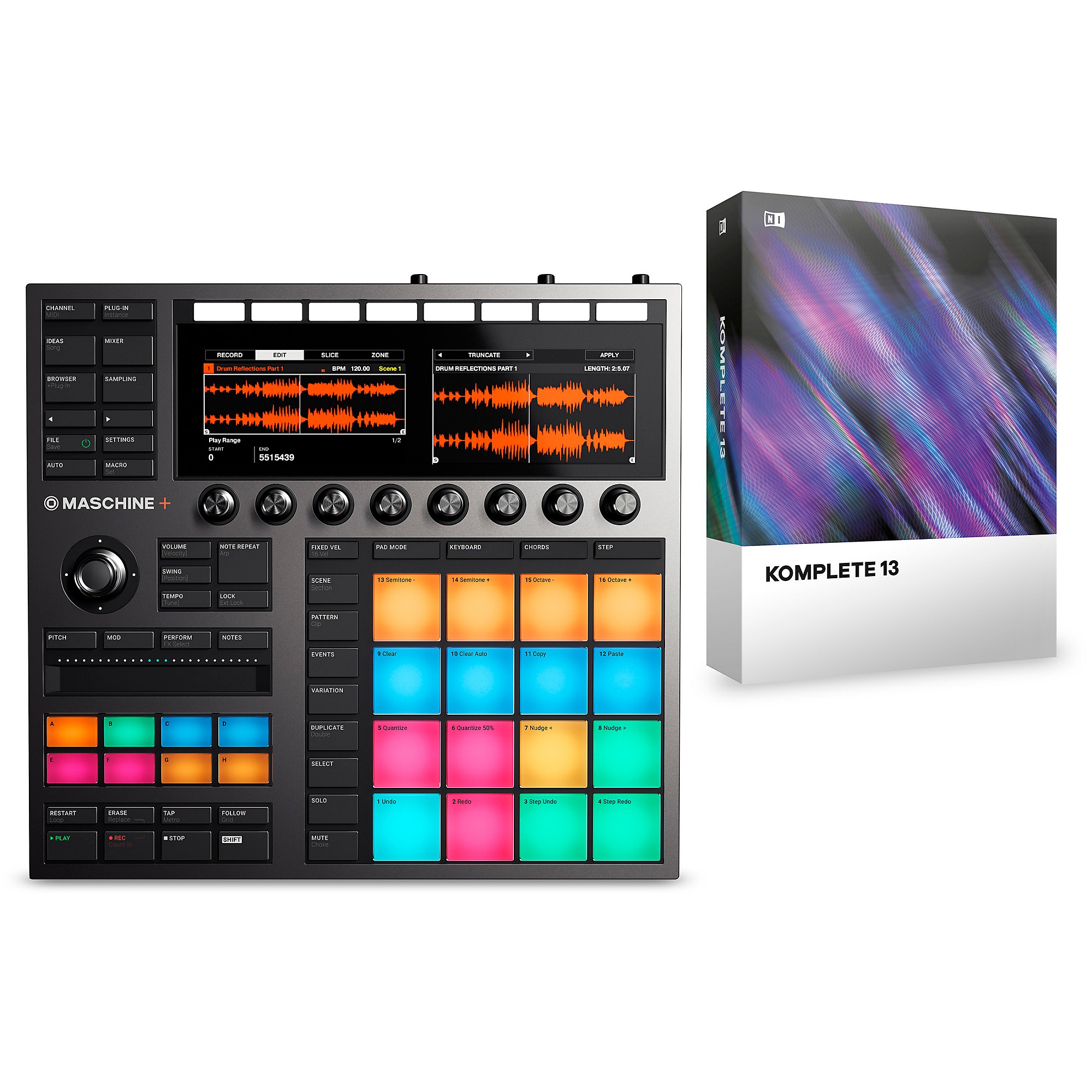 Native Instruments MASCHINE+ With KOMPLETE 13 | Guitar Center