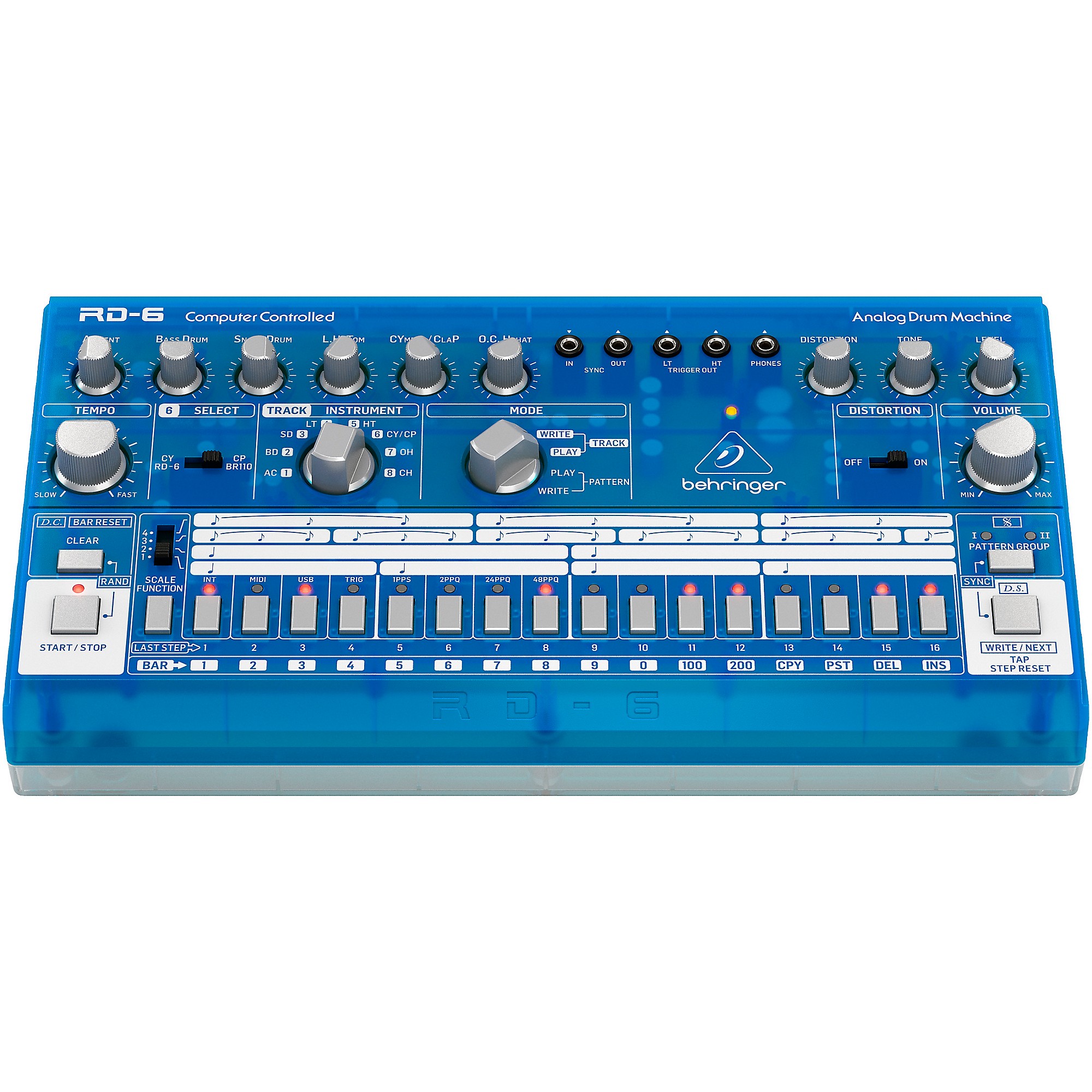 Behringer RD-6 Classic Analog Drum Machine Blueberry | Guitar Center