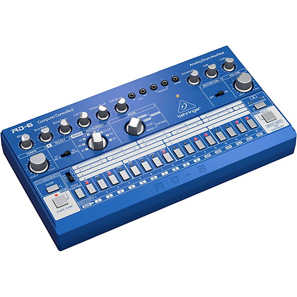 Behringer RD-6 Classic Analog Drum Machine Blue