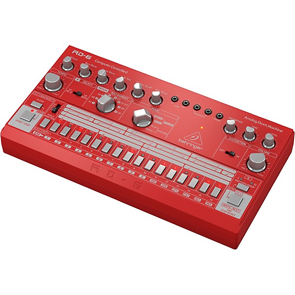 Behringer RD-6 Classic Analog Drum Machine Red